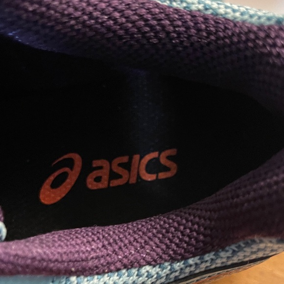 NWOT Asics Turquoise and Violet Athletic Shoes - Picture 2 of 7